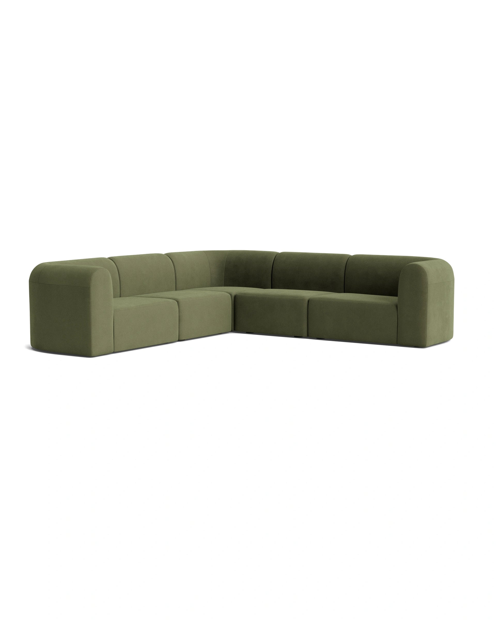 Berg Corner Sofa - Corduroy Forest