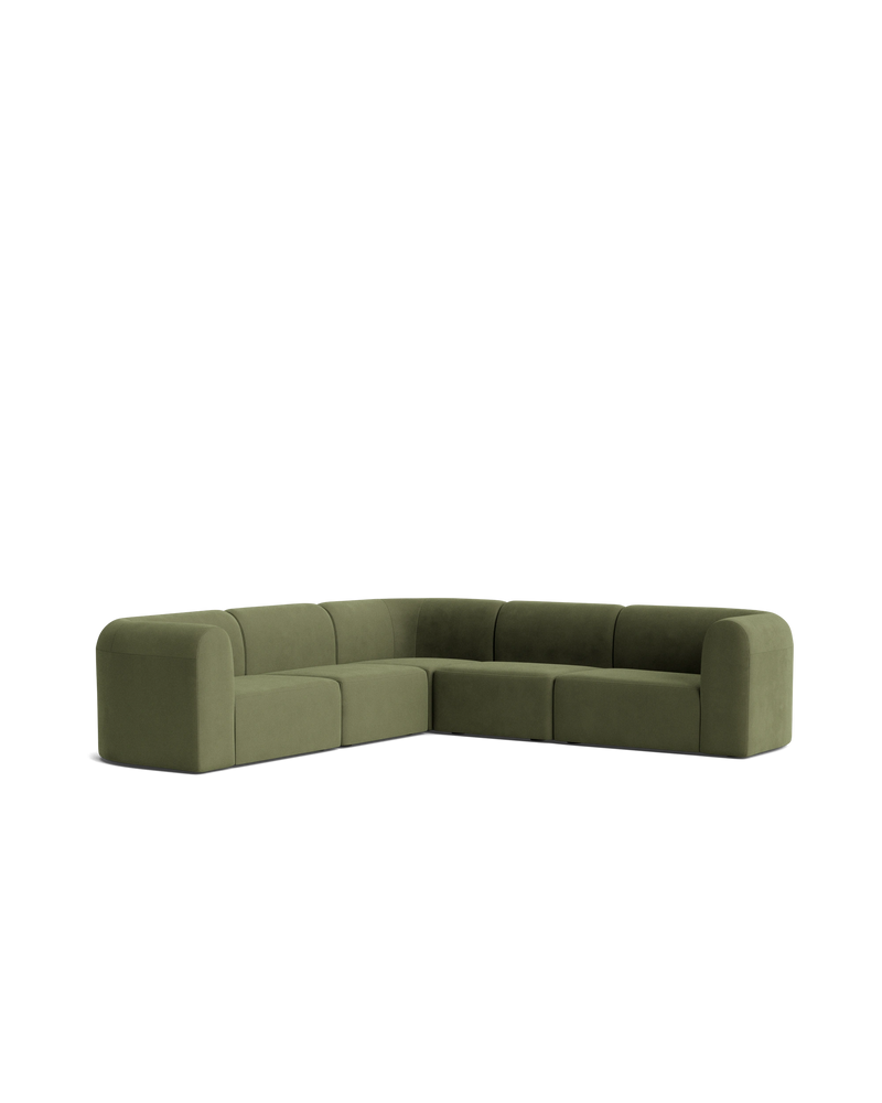 Berg Corner Sofa - Corduroy Forest