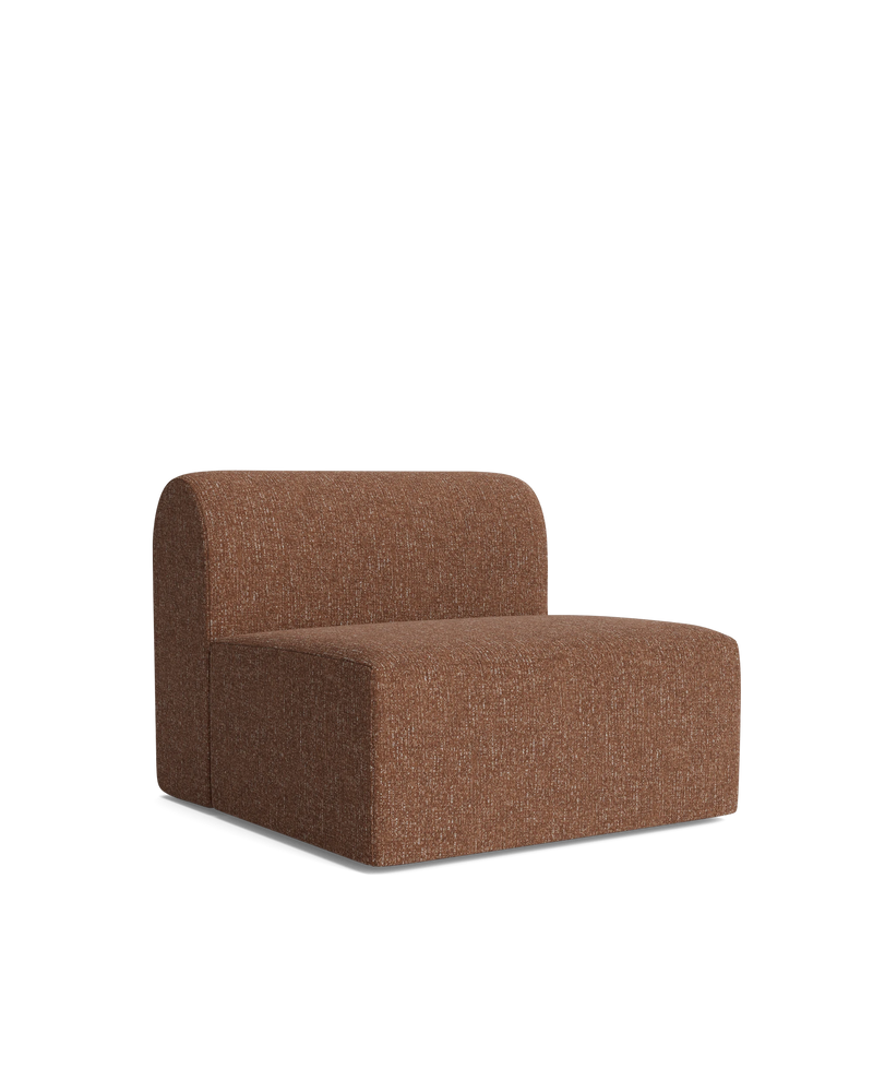 Berg Armless Middle Module - Fleck Rust