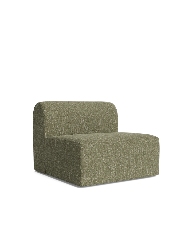 Berg Armless Middle Module - Fleck Olive