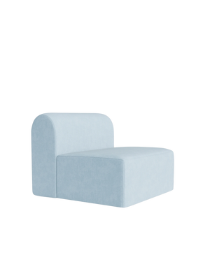 Berg Armless Middle Module - Fossil Powder Blue