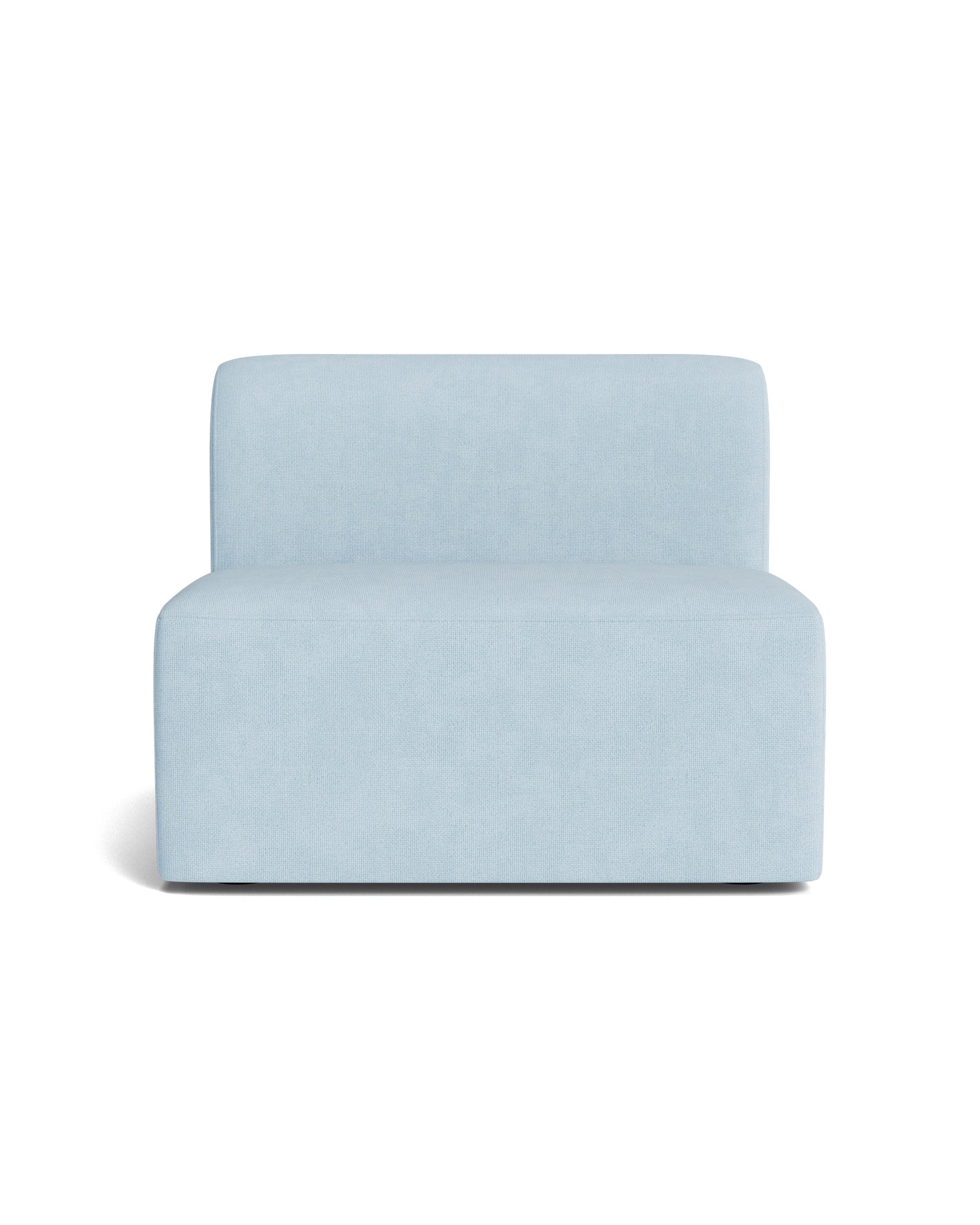 Berg Armless Middle Module - Fossil Powder Blue