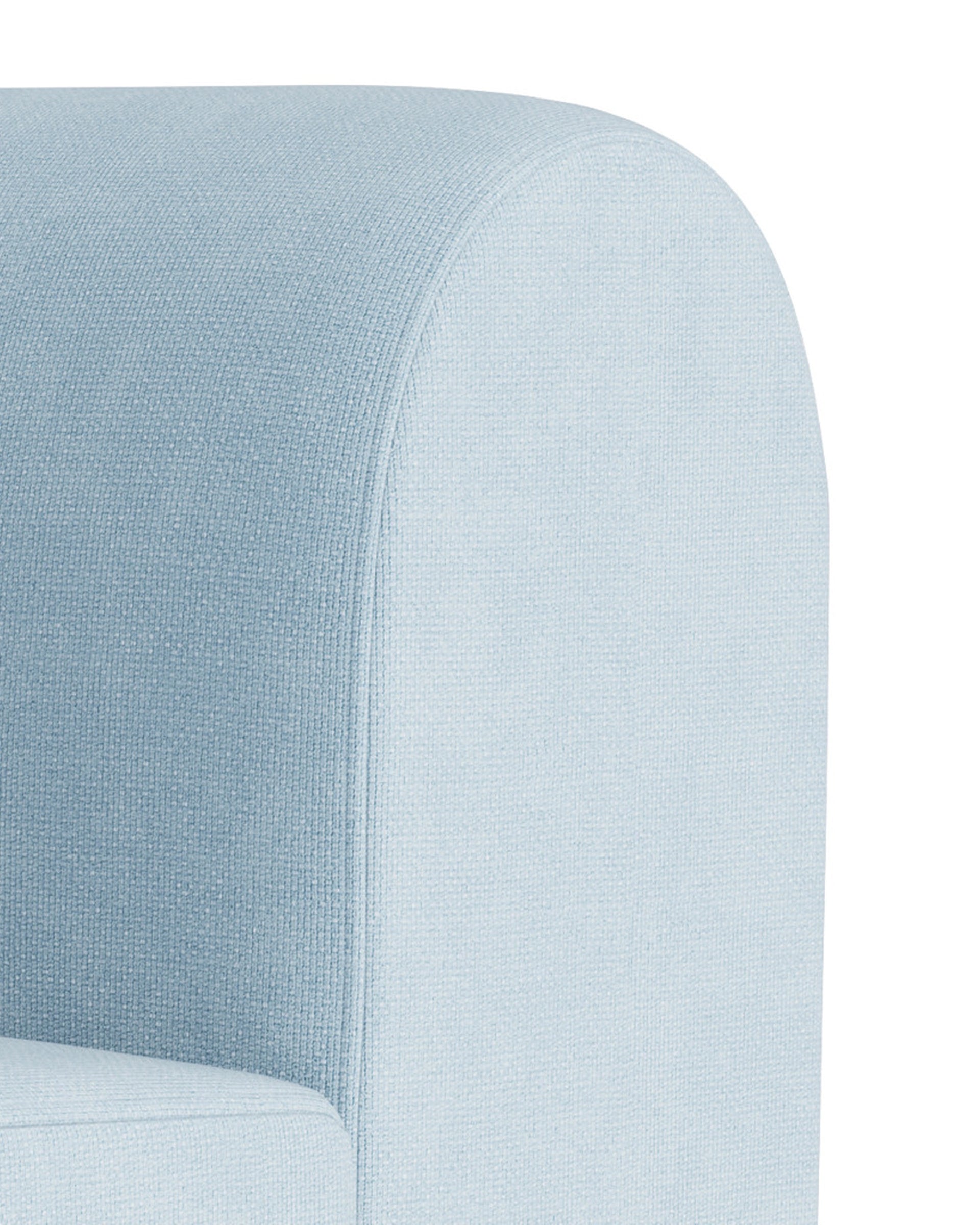 Berg Armless Middle Module - Fossil Powder Blue