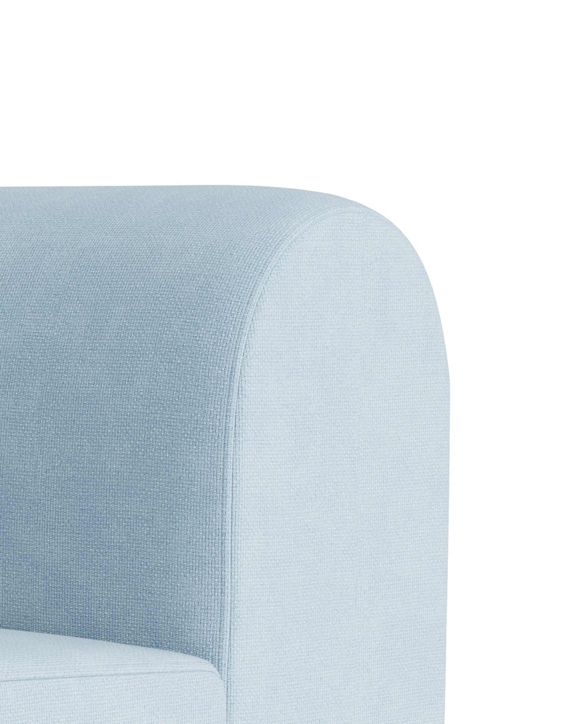 Berg Armless Middle Module - Fossil Powder Blue