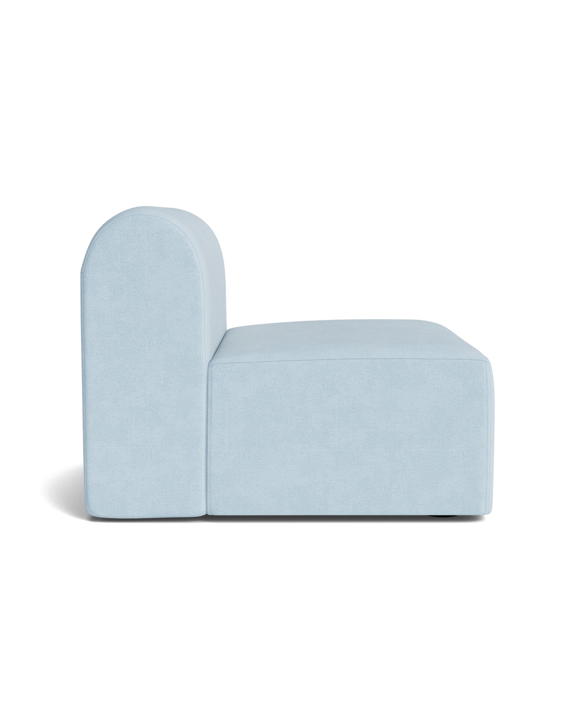 Berg Armless Middle Module - Fossil Powder Blue