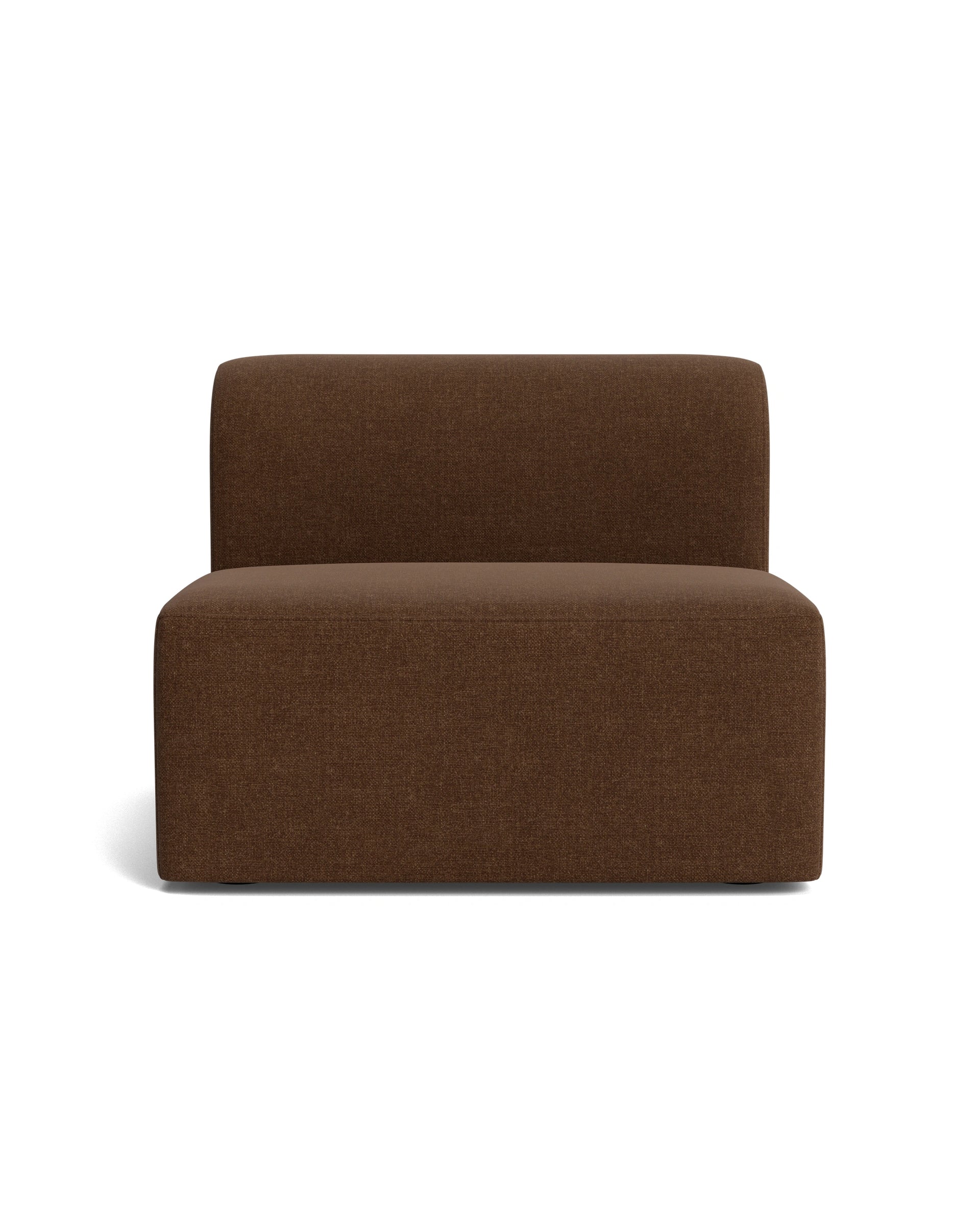 Berg Armless Middle Module - Fossil Chocolate