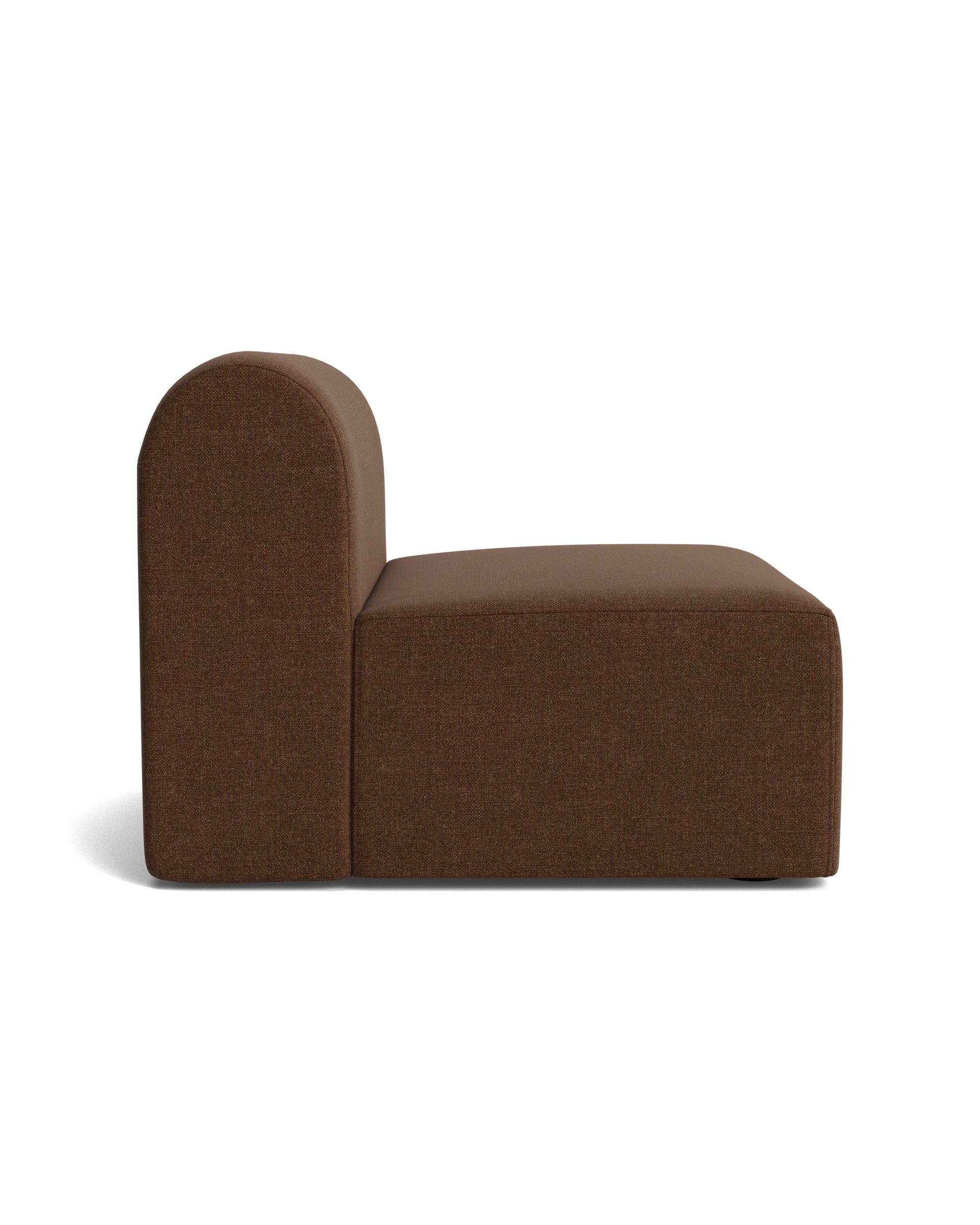 Berg Armless Middle Module - Fossil Chocolate