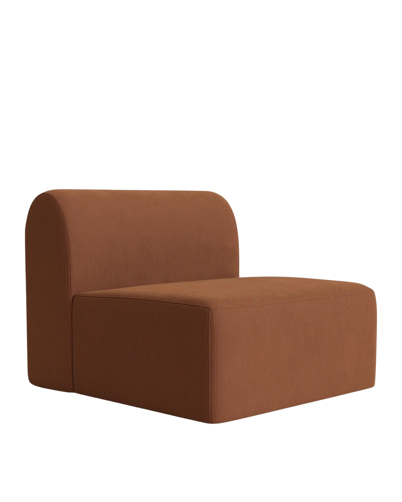 Berg Armless Middle Module - Corduroy Cocoa