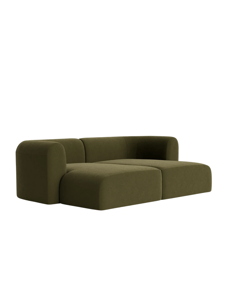 Berg Pit Sofa - Eden Leaf
