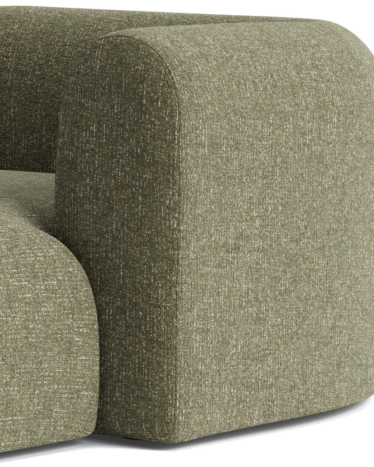 Berg Pit Sofa - Fleck Olive