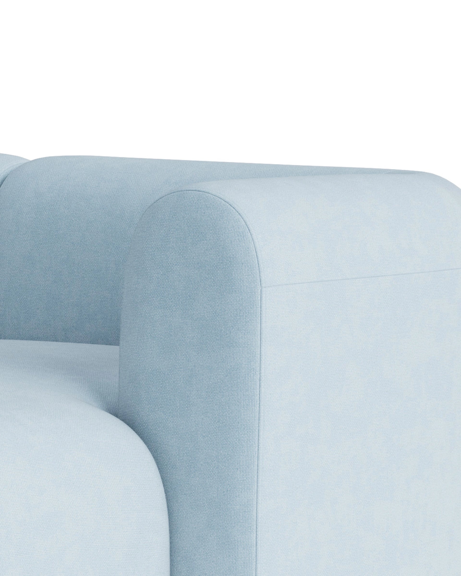 Berg Pit Sofa - Fossil Powder Blue