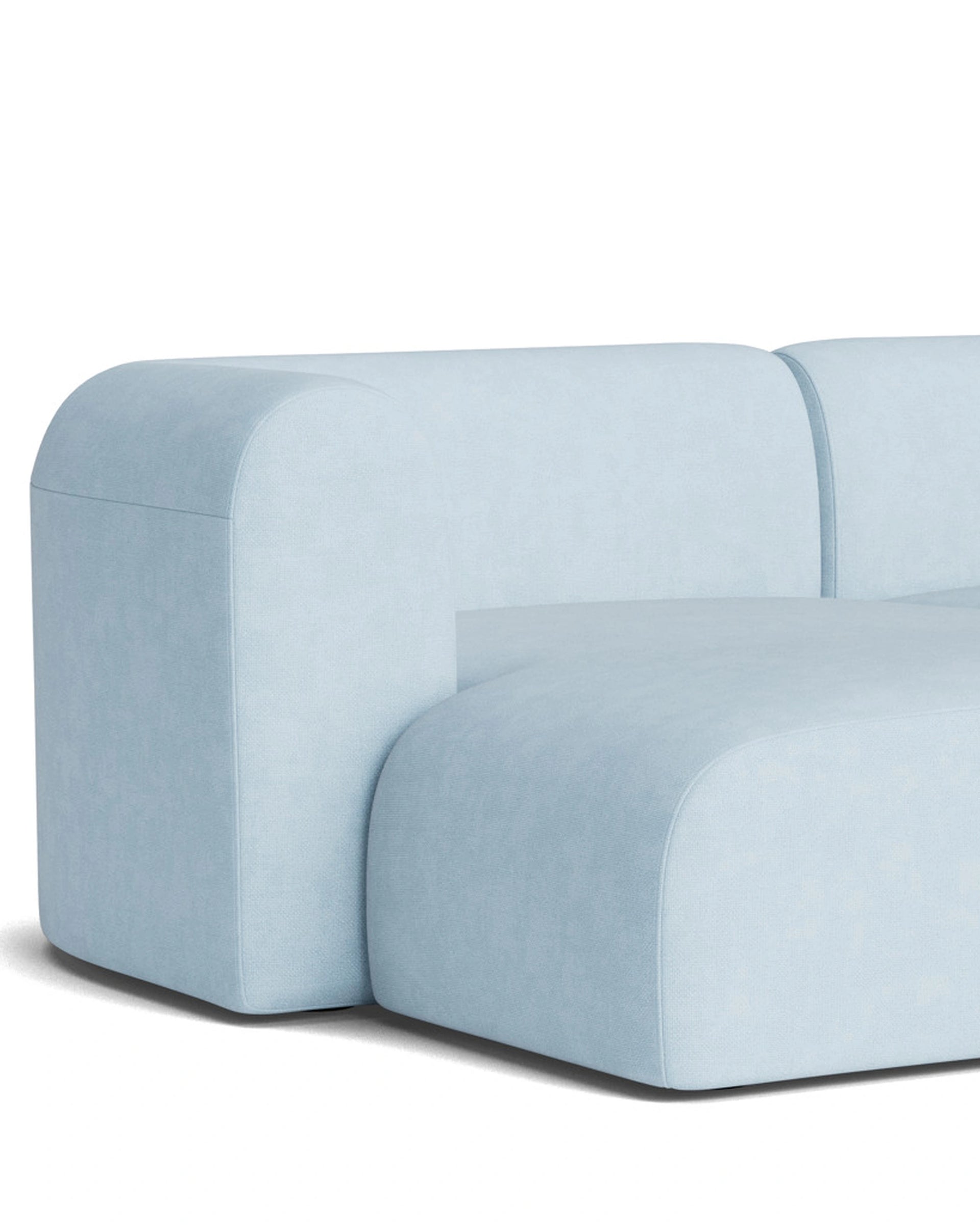 Berg Pit Sofa - Fossil Powder Blue