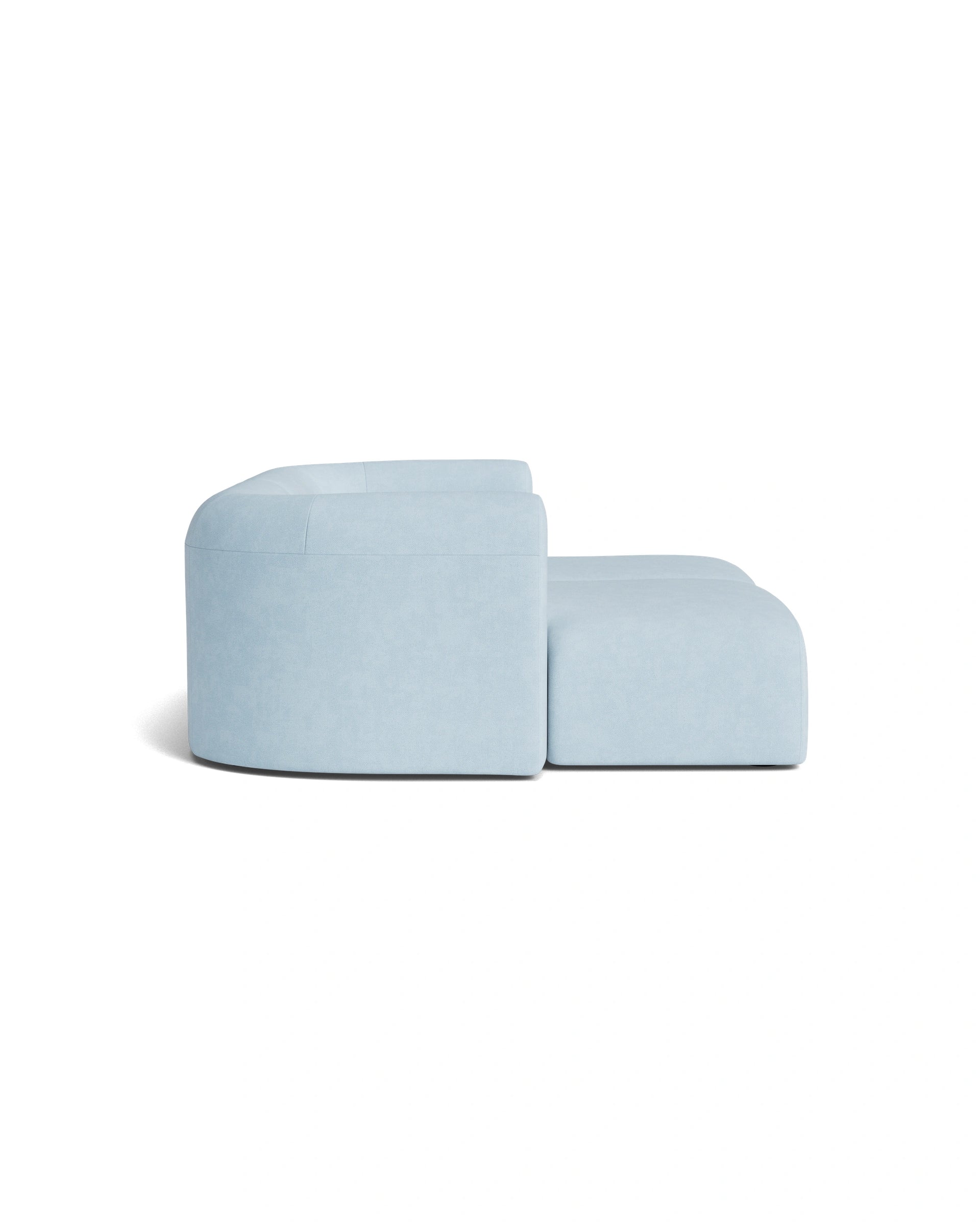 Berg Pit Sofa - Fossil Powder Blue
