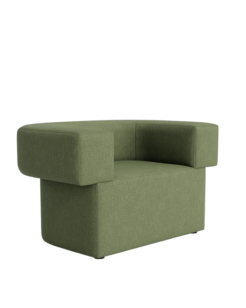 Quirk Armchair - Silex Moss