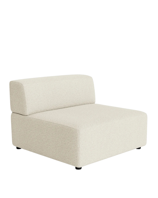 Stretch Armless Middle Module - Copenhagen Grey