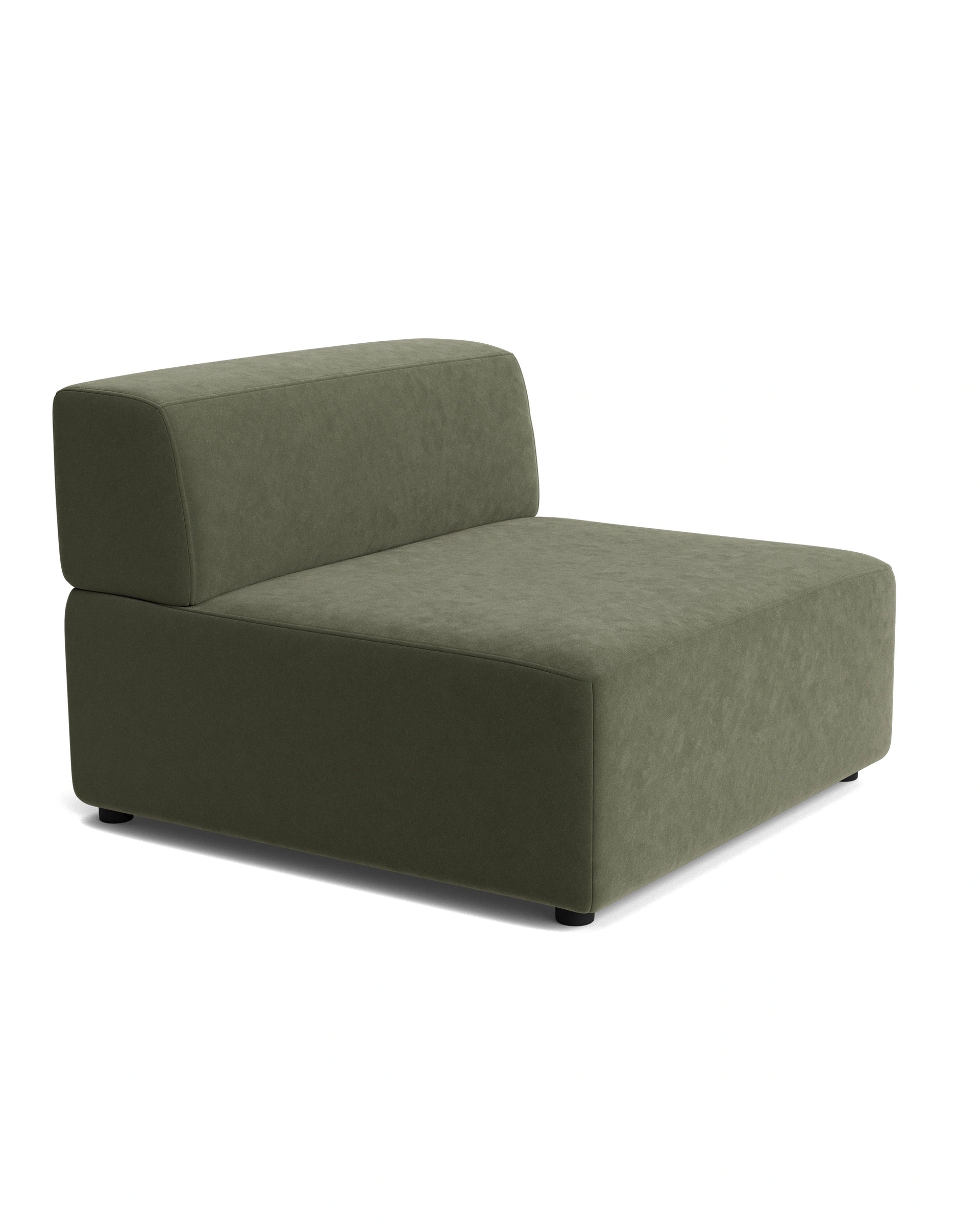 Stretch Armless Middle Module - Eden Leaf
