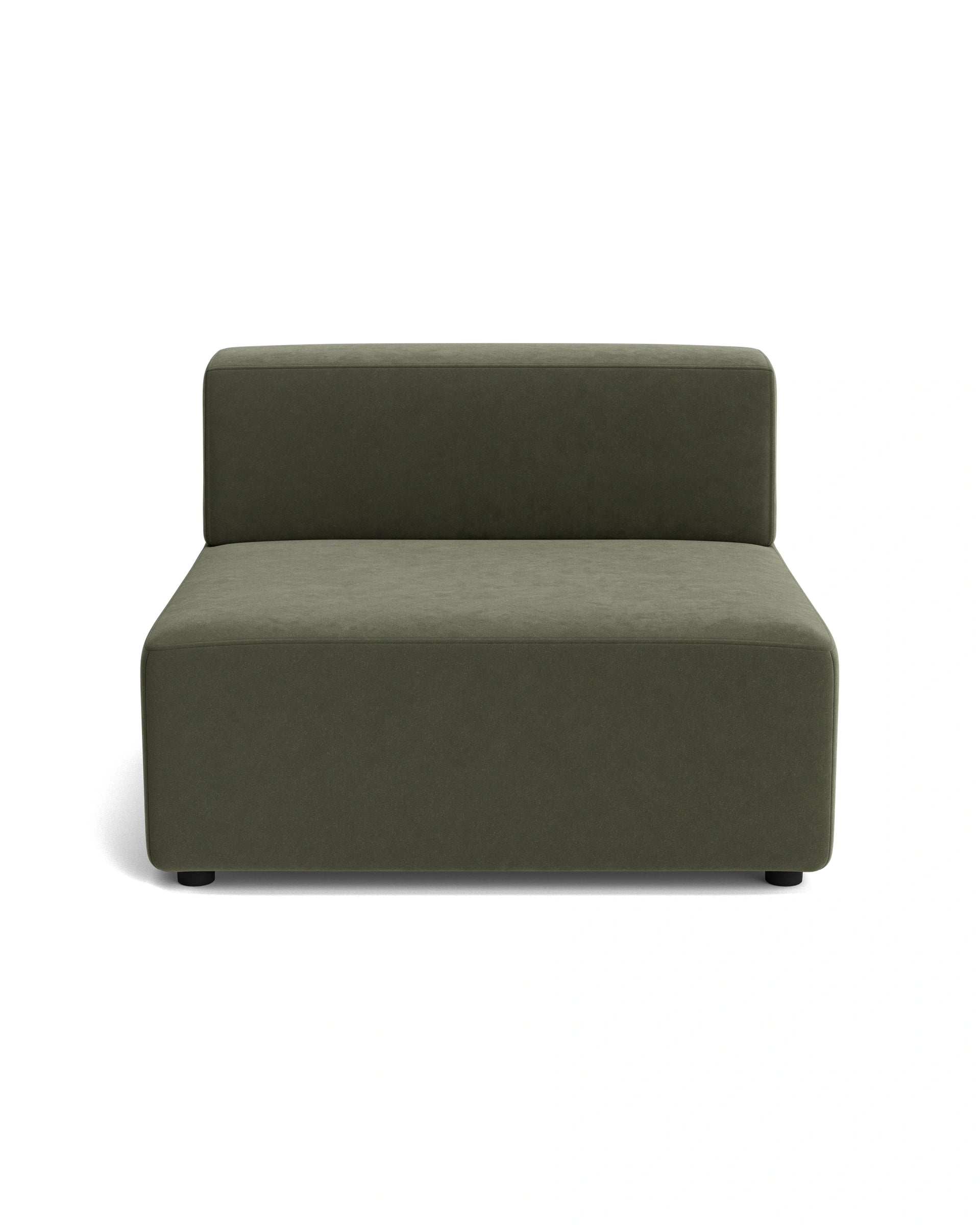 Stretch Armless Middle Module - Eden Leaf