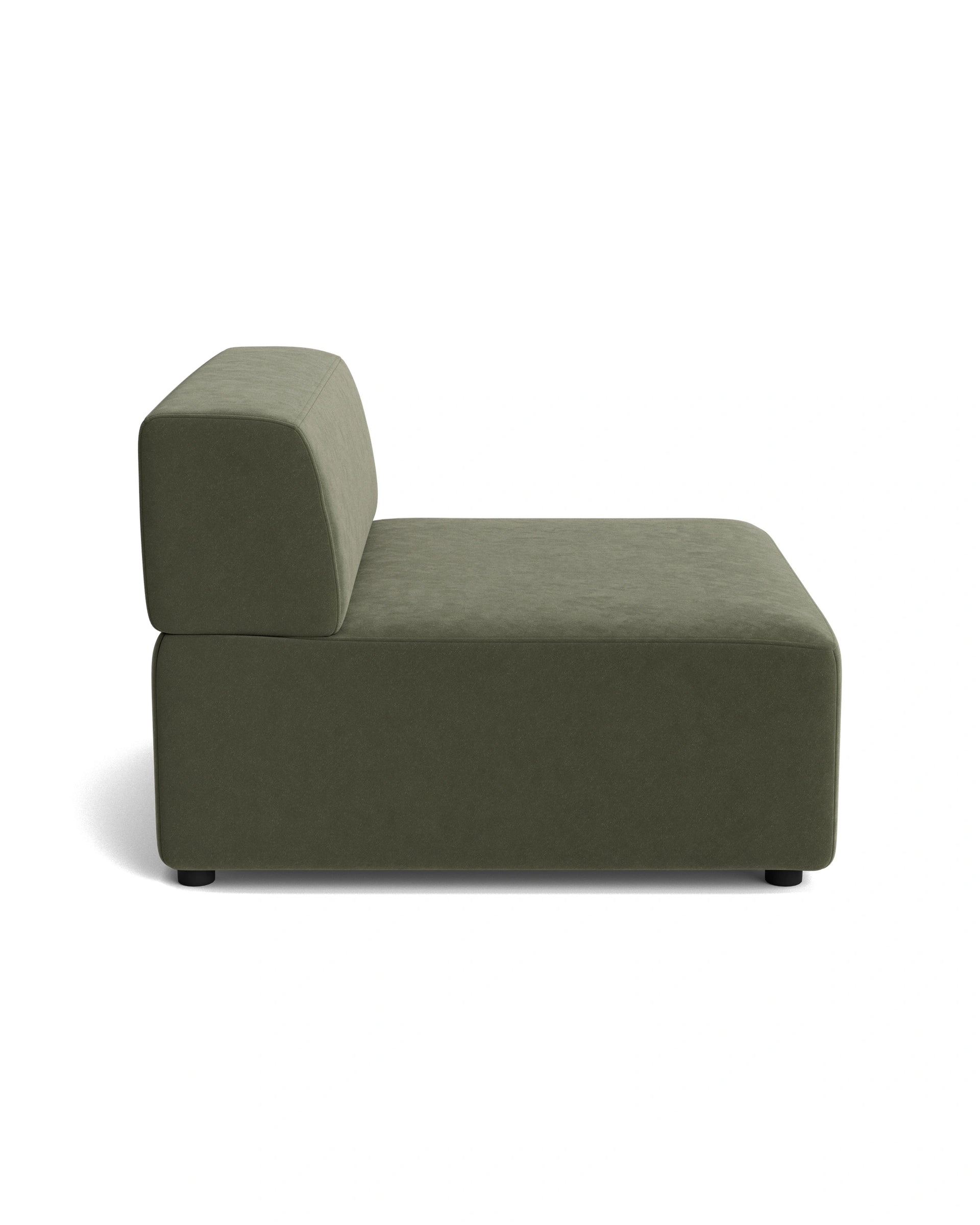 Stretch Armless Middle Module - Eden Leaf