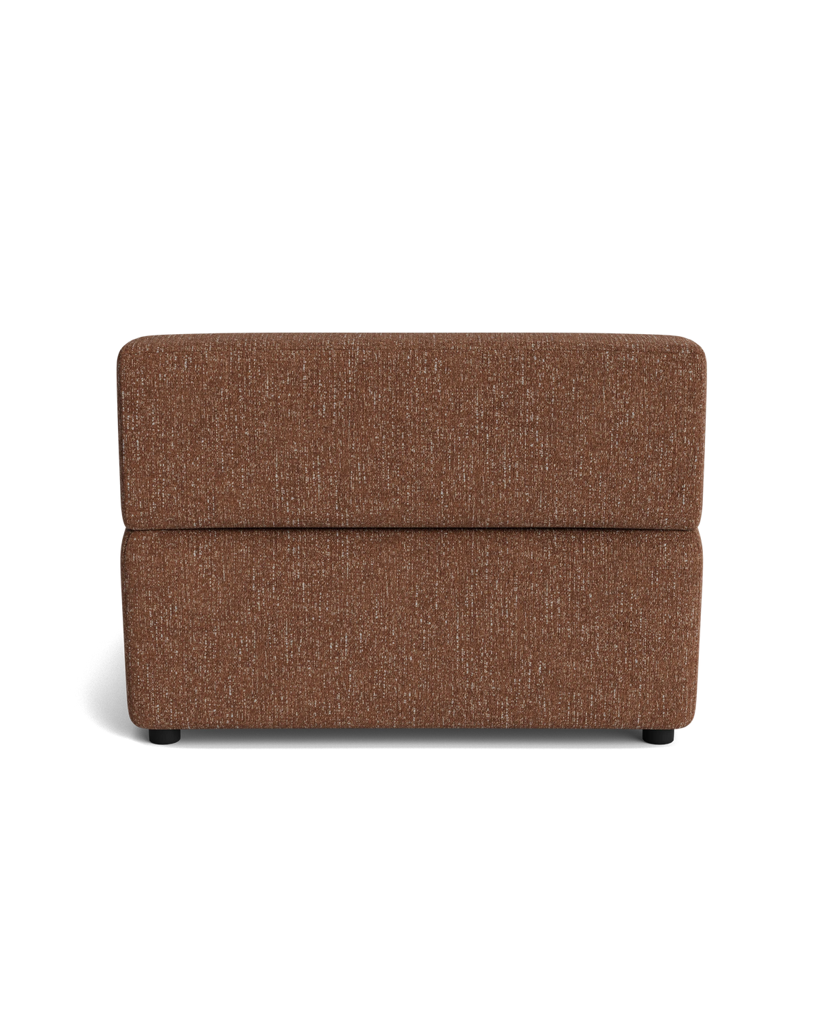 Stretch Armless Middle Module - Fleck Rust
