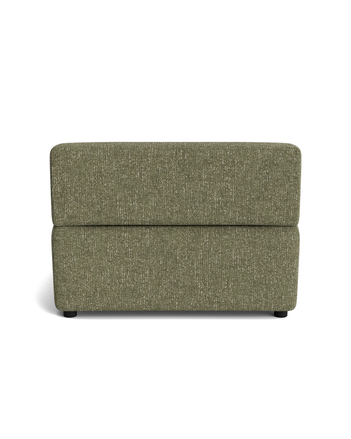 Stretch Armless Middle Module - Fleck Olive