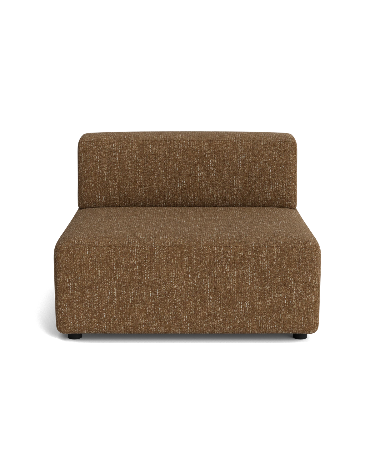 Stretch Armless Middle Module - Fleck Ginger