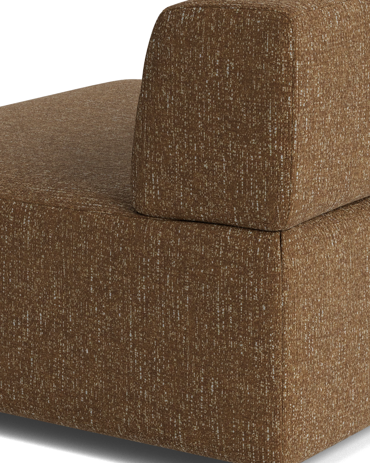 Stretch Armless Middle Module - Fleck Ginger