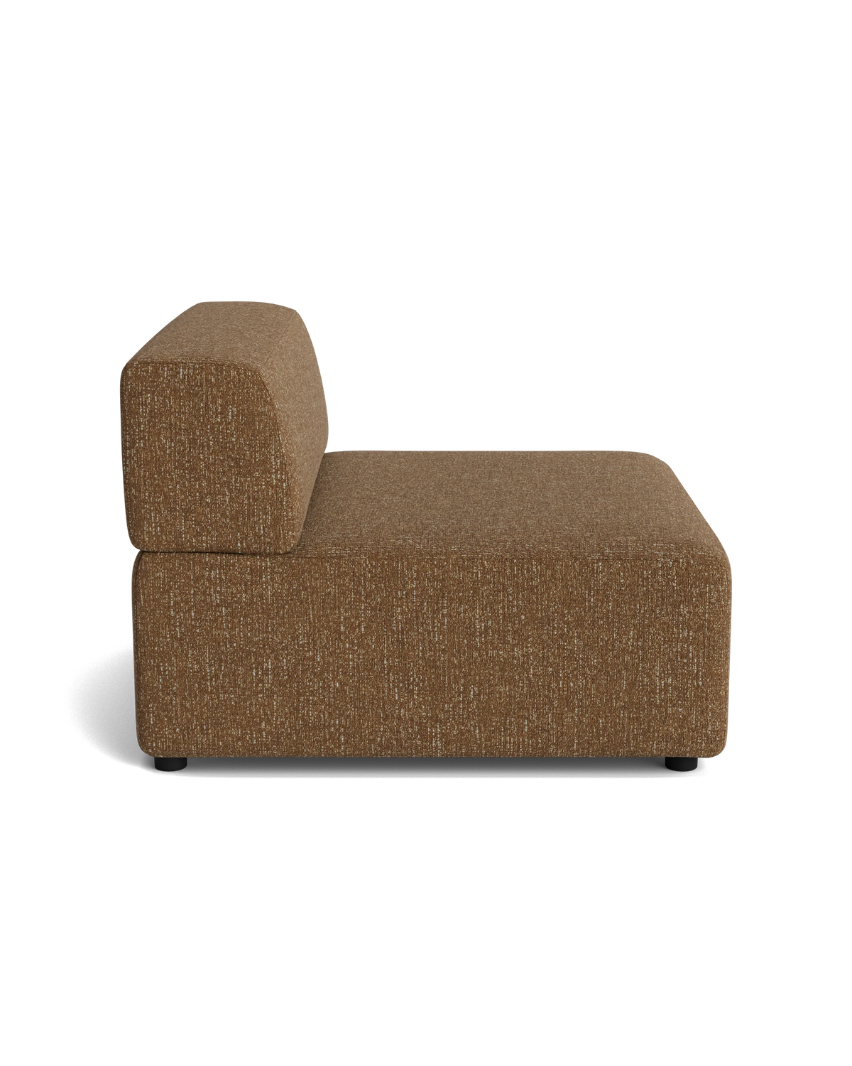 Stretch Armless Middle Module - Fleck Ginger