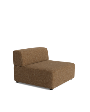 Stretch Armless Middle Module - Fleck Ginger