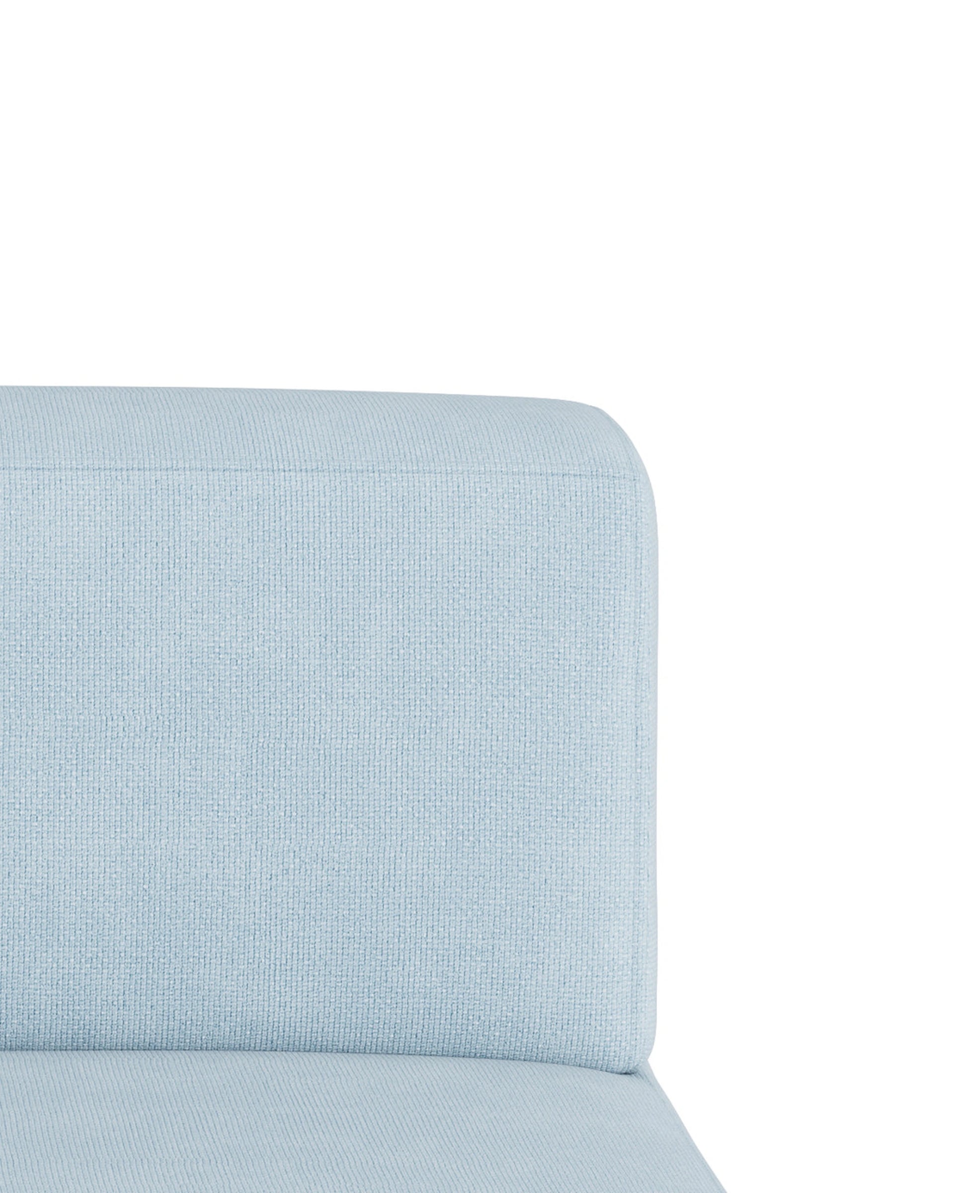 Stretch Armless Middle Module - Fossil Powder Blue