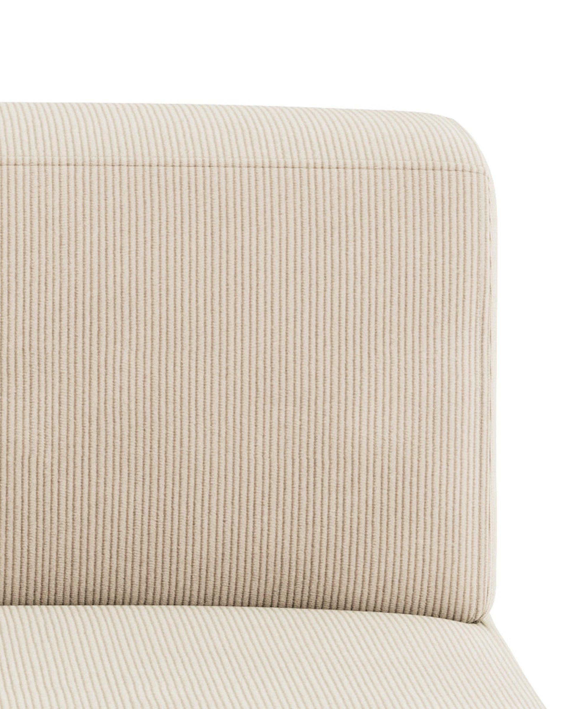 Stretch Armless Middle Module - Corduroy Mist