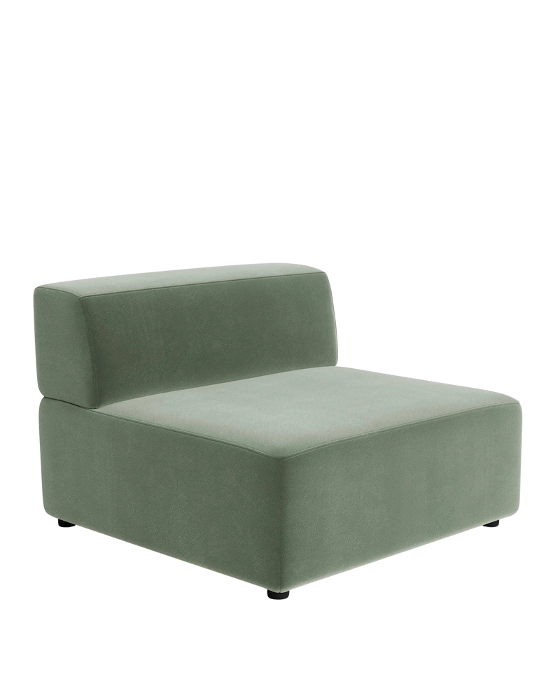 Stretch Armless Middle Module - Opal Ocean