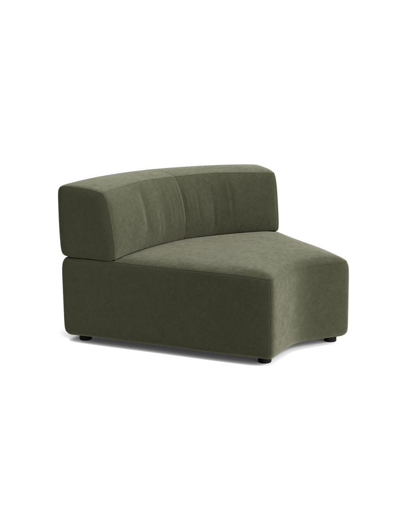 Stretch Angled Corner Module - Eden Leaf