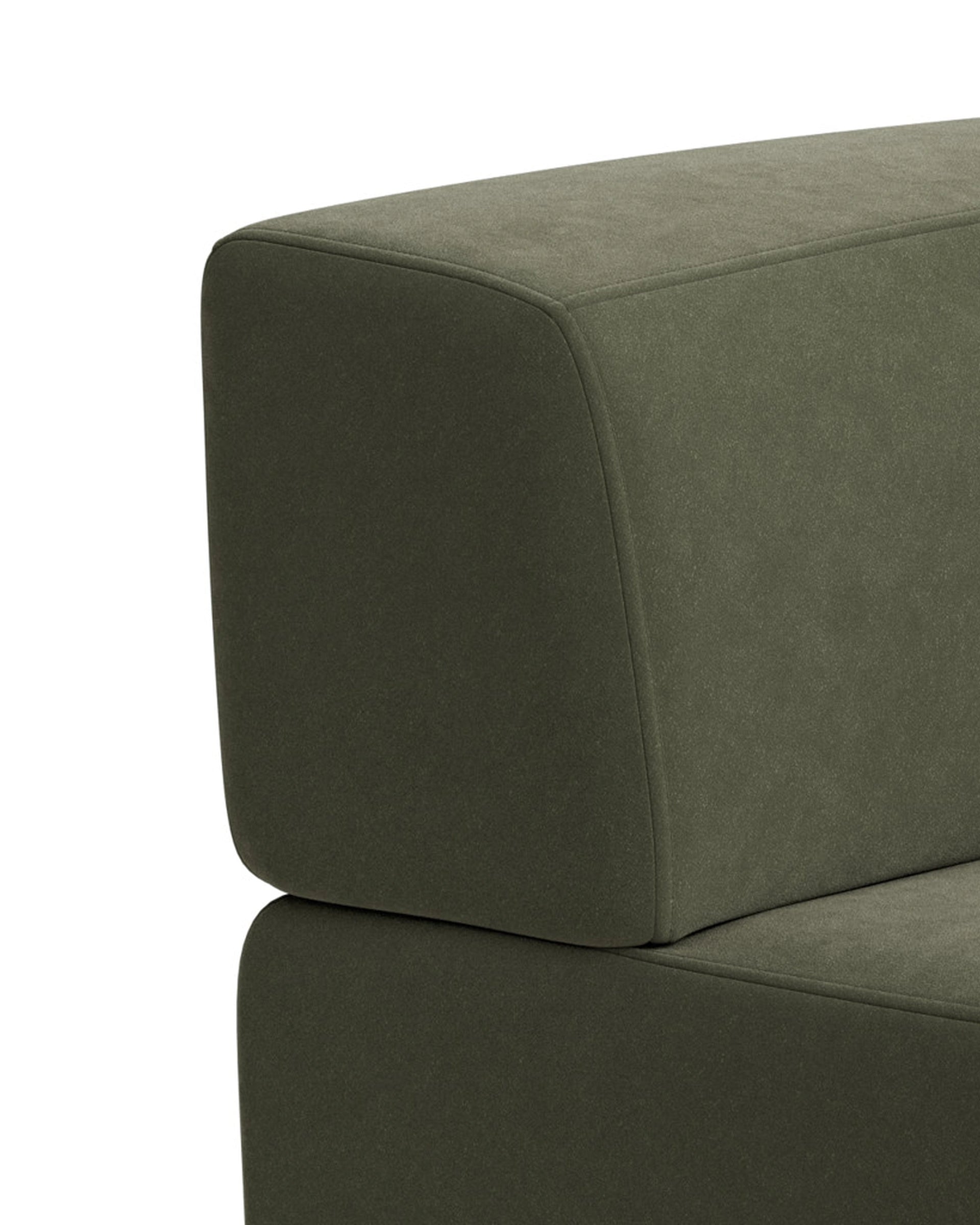 Stretch Angled Corner Module - Eden Leaf