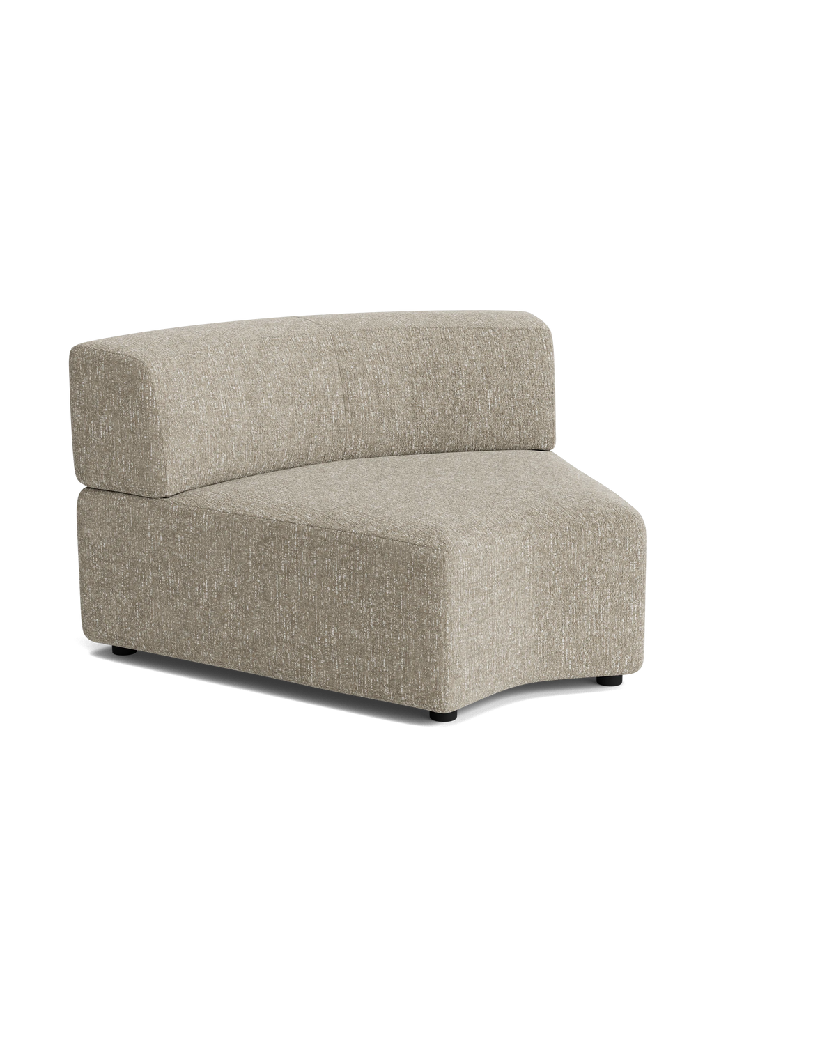 Stretch Angled Corner Module - Fleck Smoke