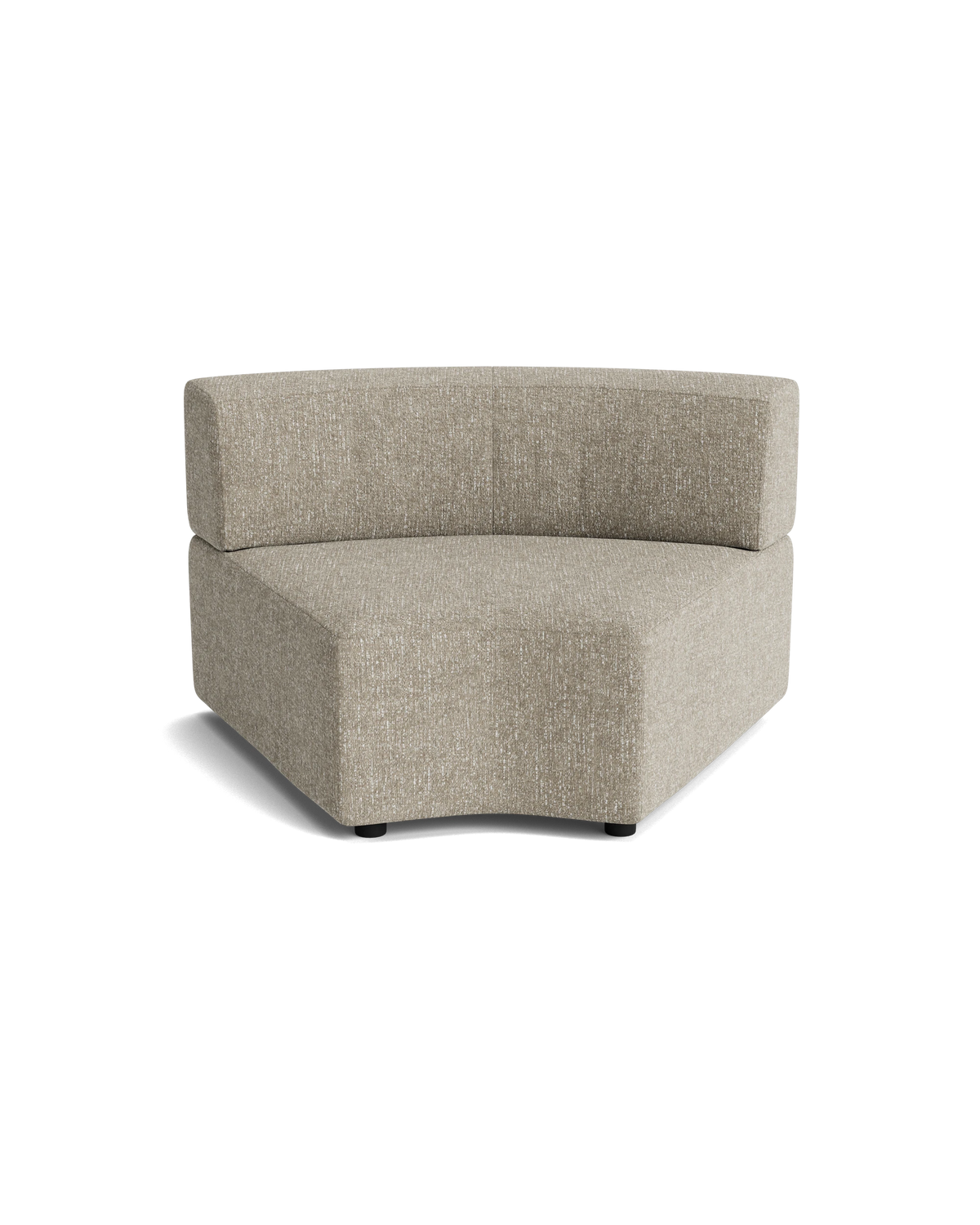 Stretch Angled Corner Module - Fleck Smoke