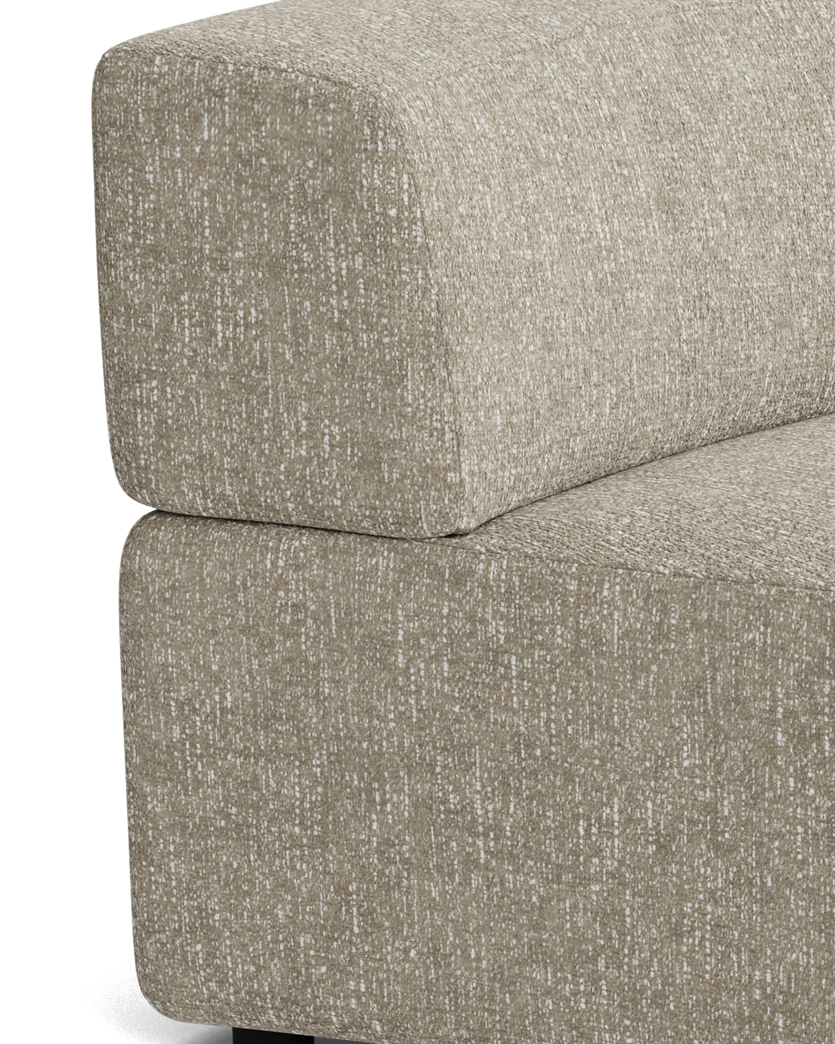 Stretch Angled Corner Module - Fleck Smoke