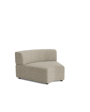Stretch Angled Corner Module - Fleck Smoke