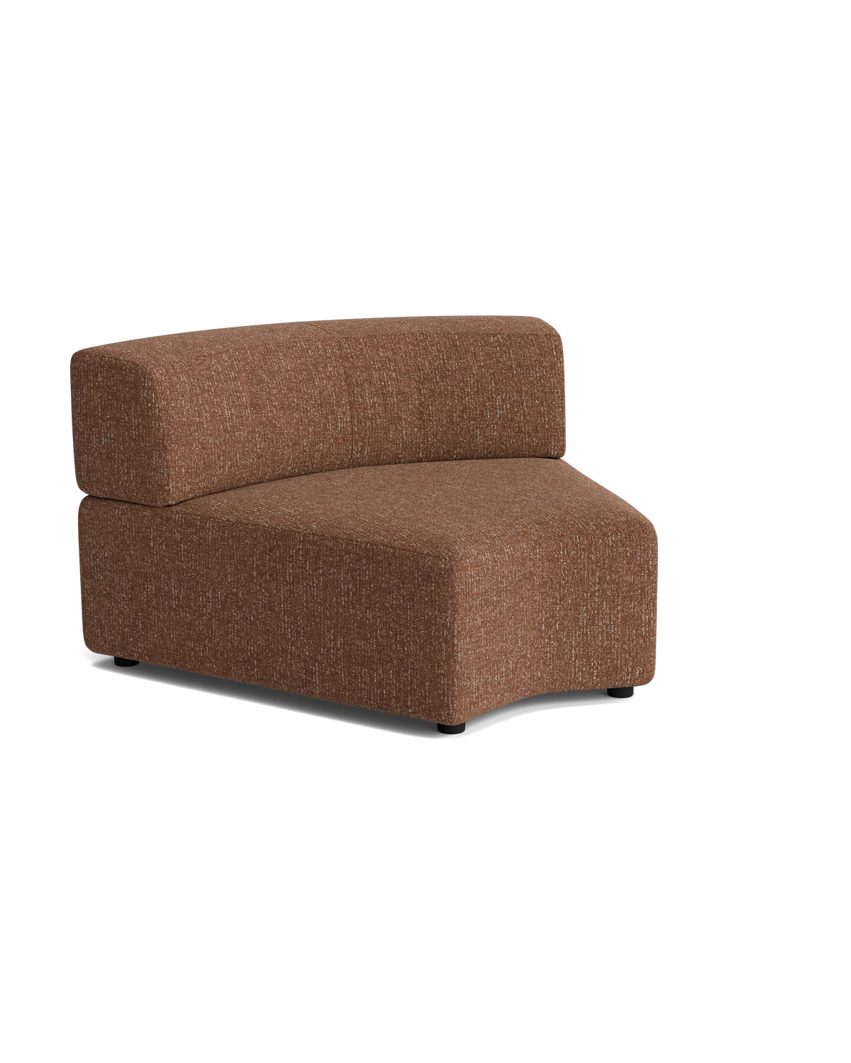 Stretch Angled Corner Module - Fleck Rust