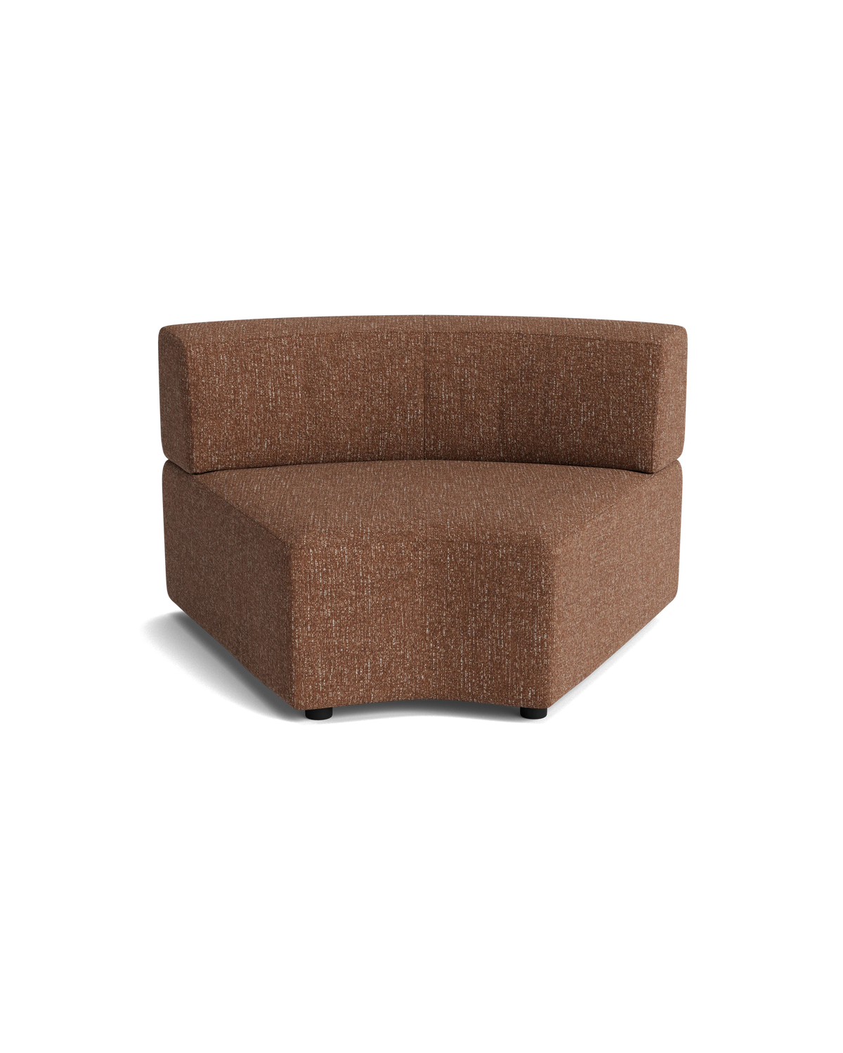 Stretch Angled Corner Module - Fleck Rust