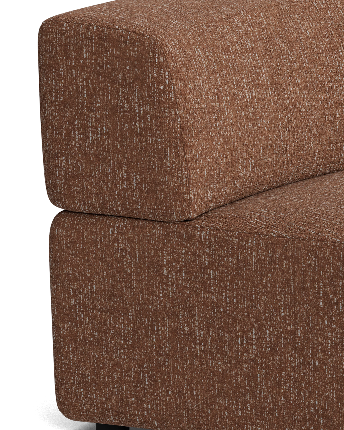 Stretch Angled Corner Module - Fleck Rust