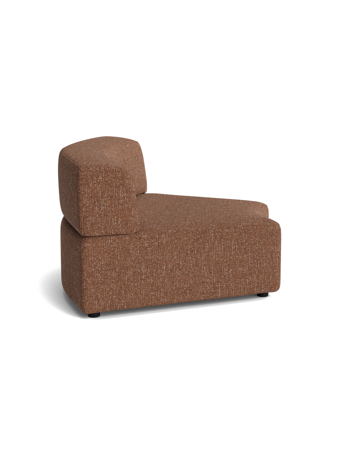 Stretch Angled Corner Module - Fleck Rust