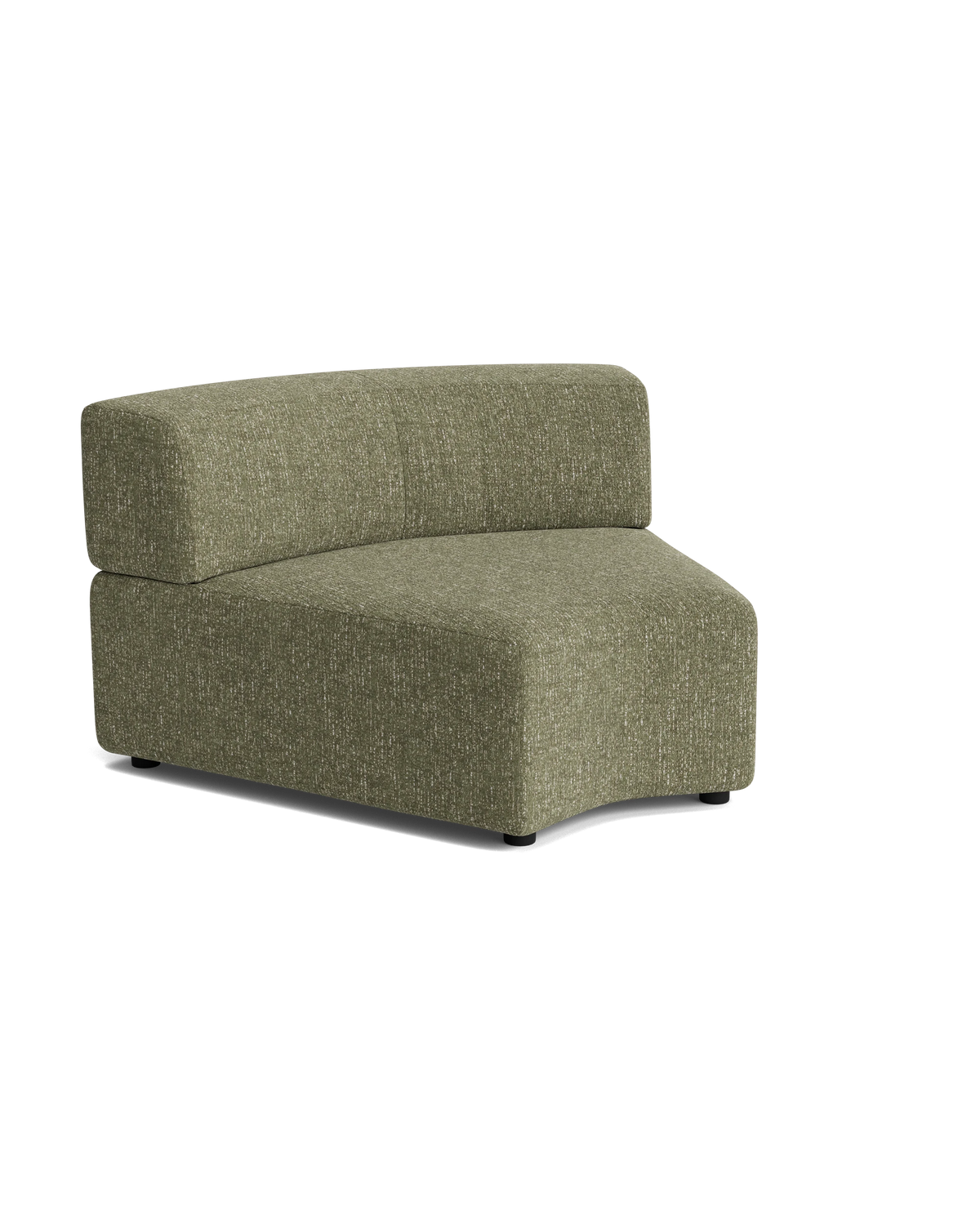 Stretch Angled Corner Module - Fleck Olive