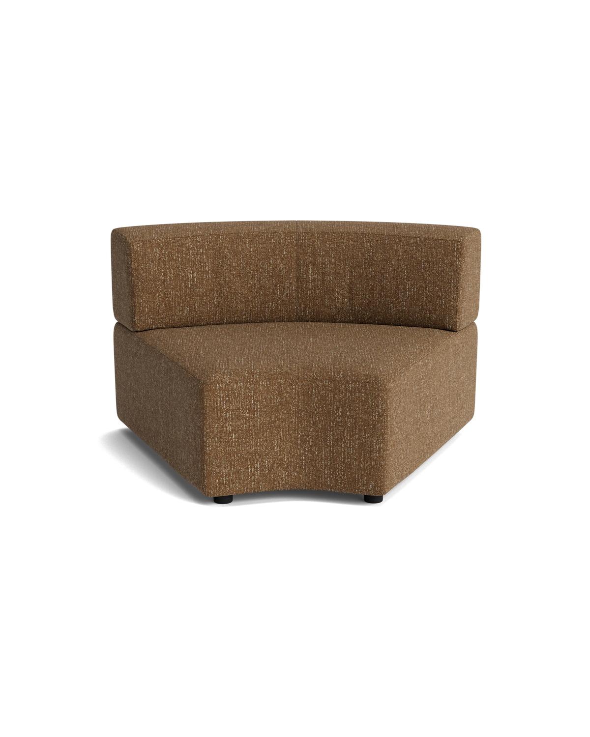 Stretch Angled Corner Module - Fleck Ginger