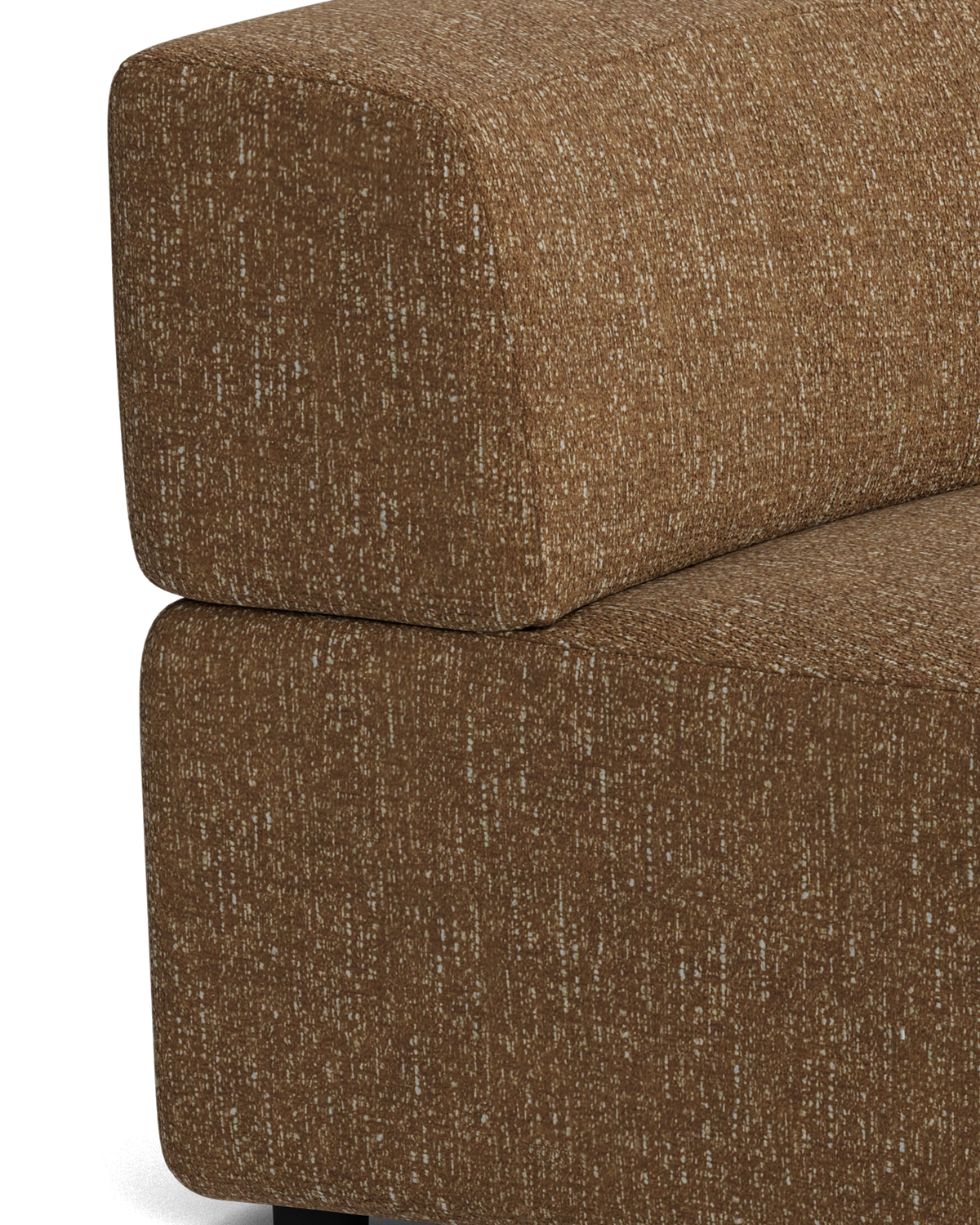 Stretch Angled Corner Module - Fleck Ginger