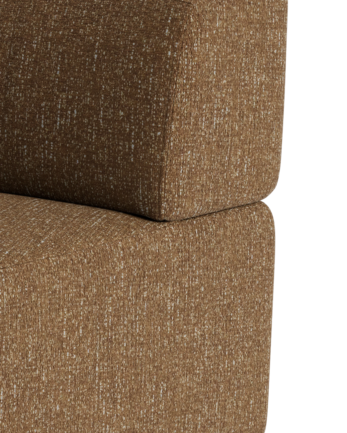 Stretch Angled Corner Module - Fleck Ginger