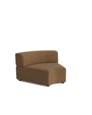 Stretch Angled Corner Module - Fleck Ginger