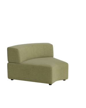 Stretch Angled Corner Module - Fossil Eucalyptus