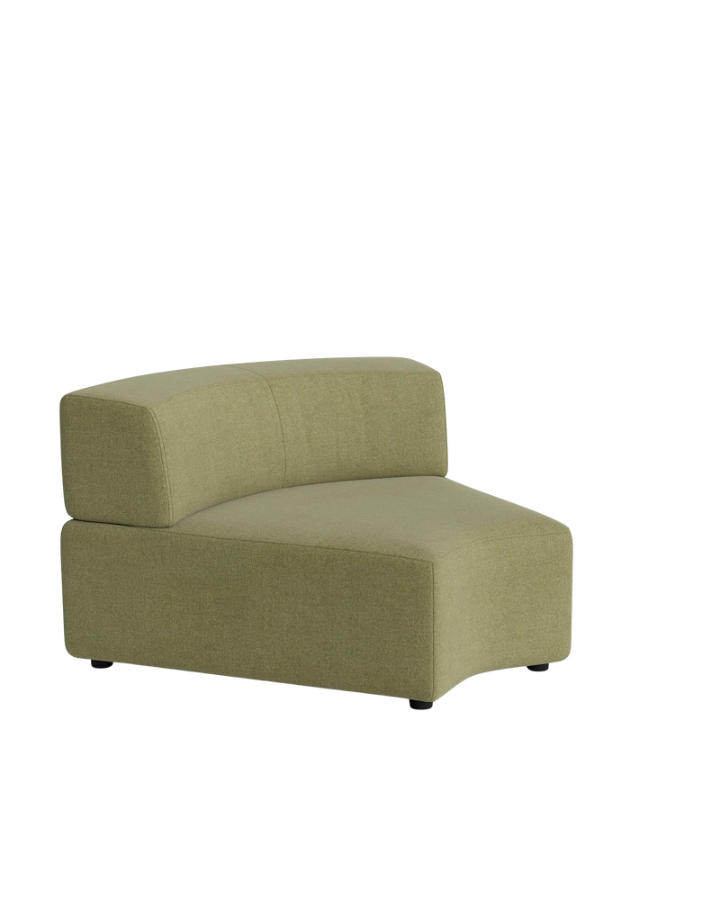 Stretch Angled Corner Module - Fossil Eucalyptus
