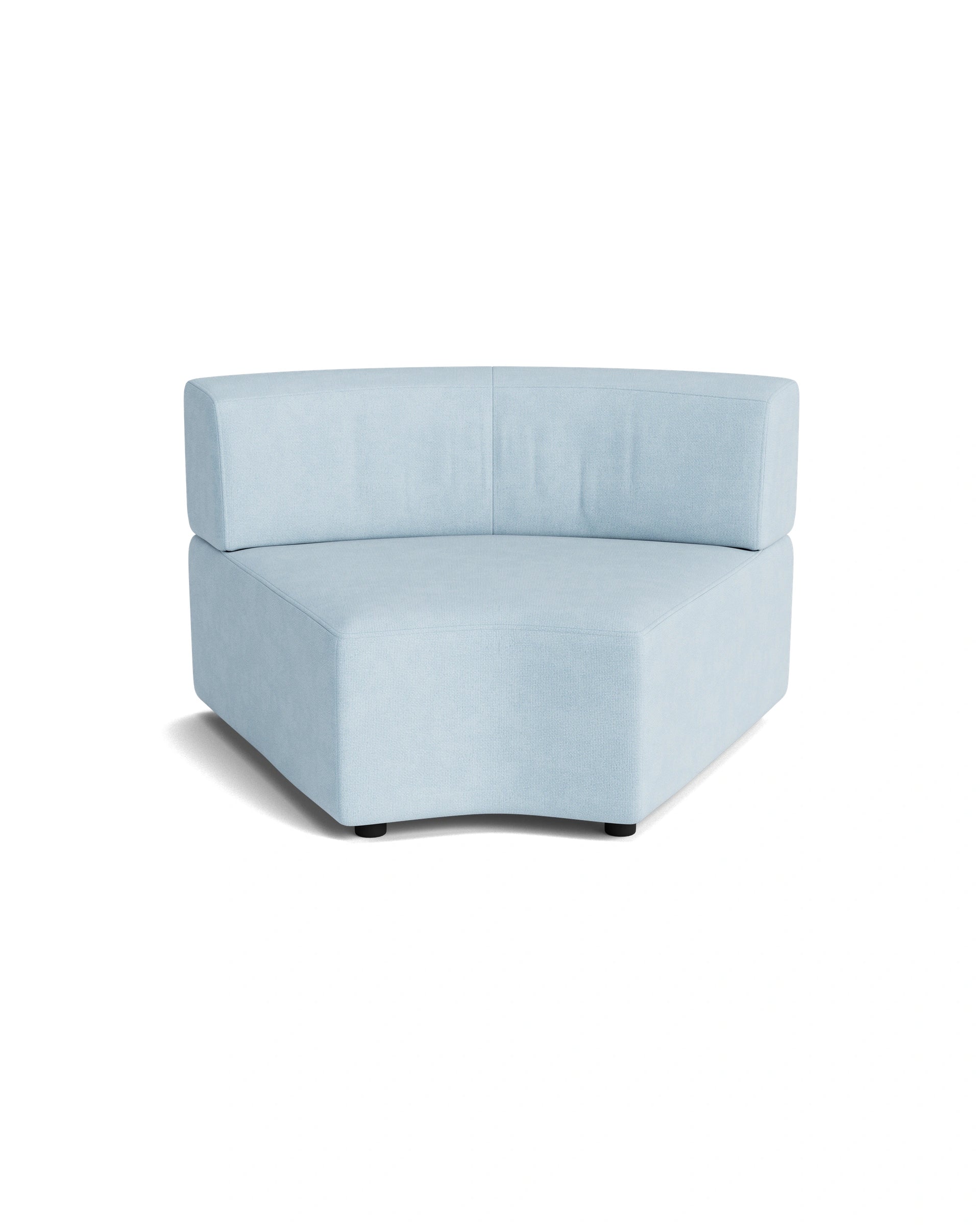 Stretch Angled Corner Module - Fossil Powder Blue