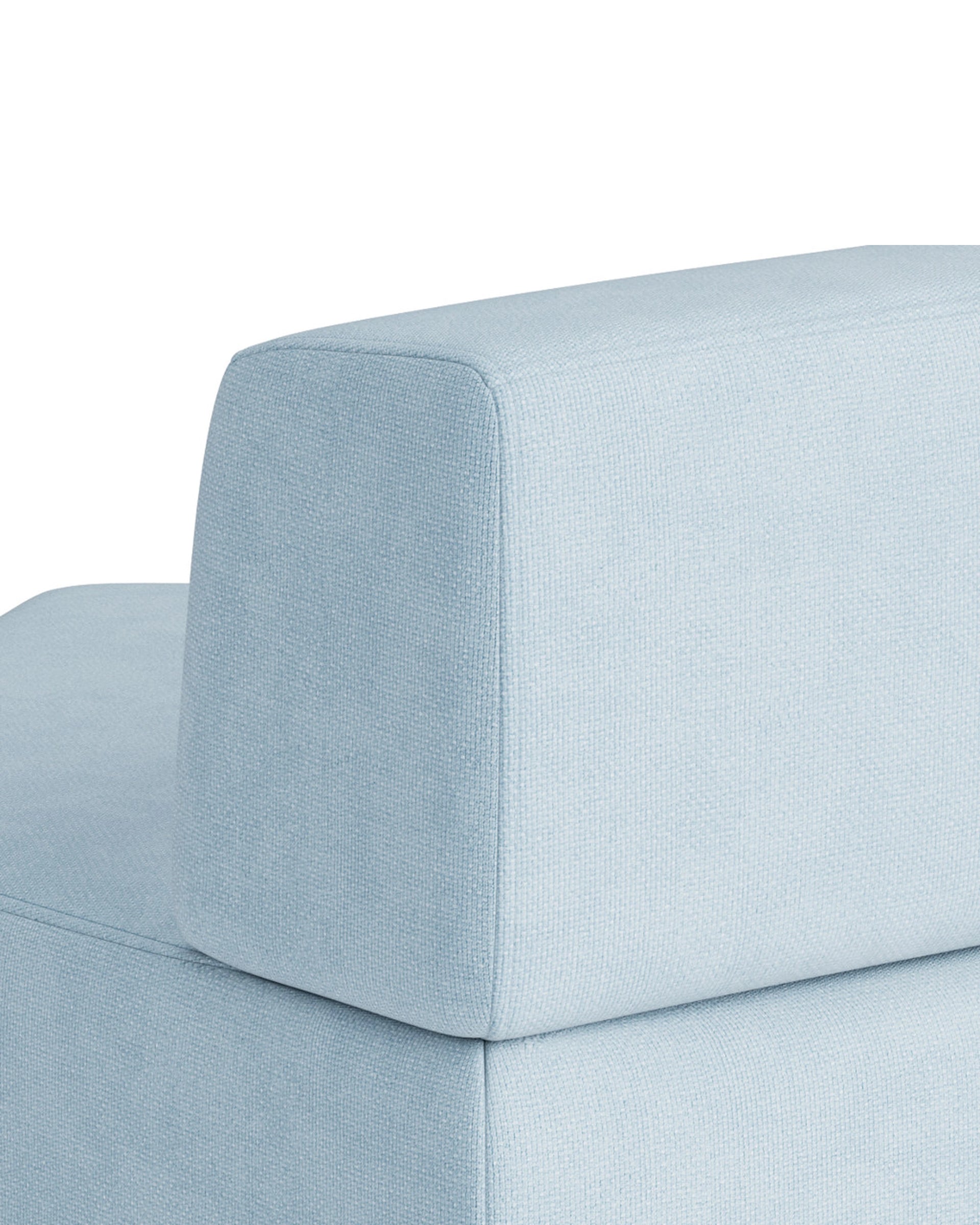 Stretch Angled Corner Module - Fossil Powder Blue